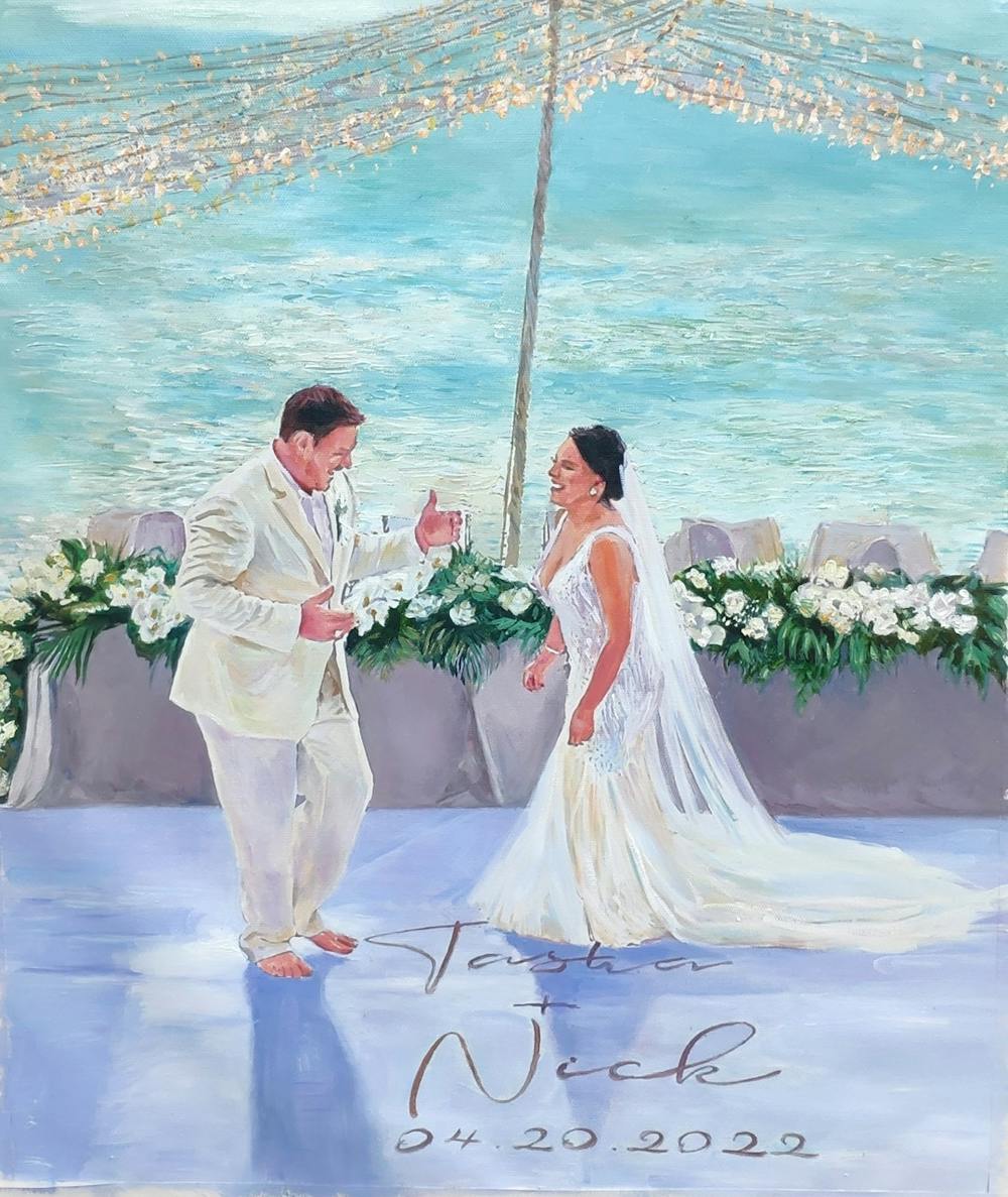 Artist-Rendered Painting