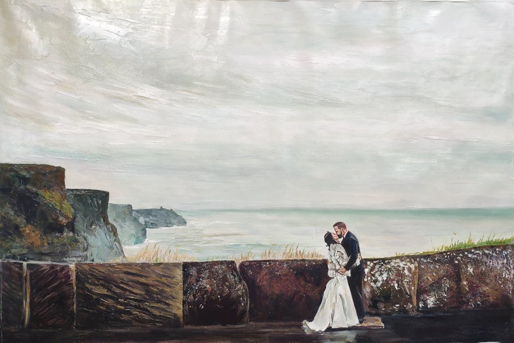 Artist-Rendered Painting