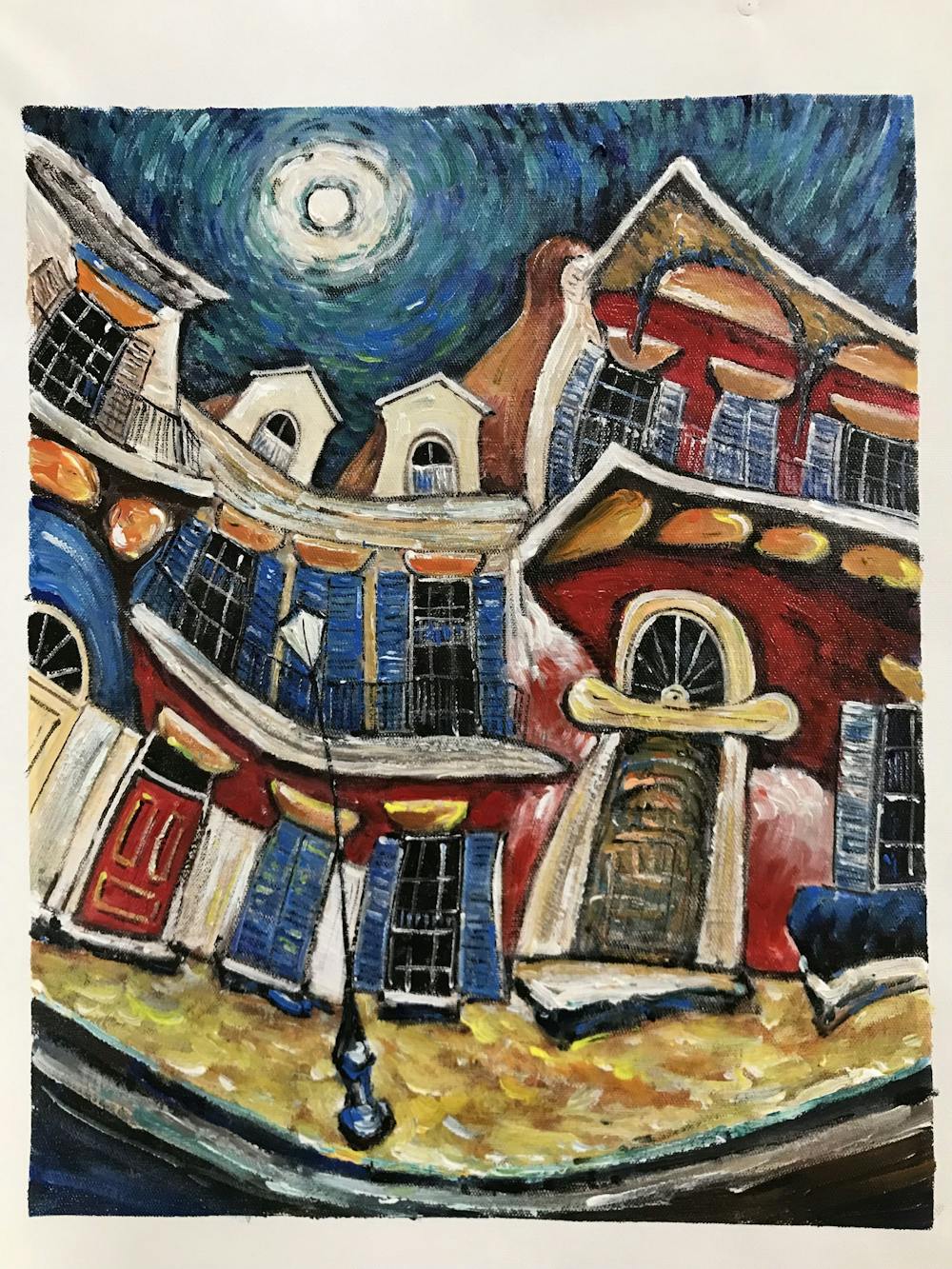 Artist-Rendered Painting