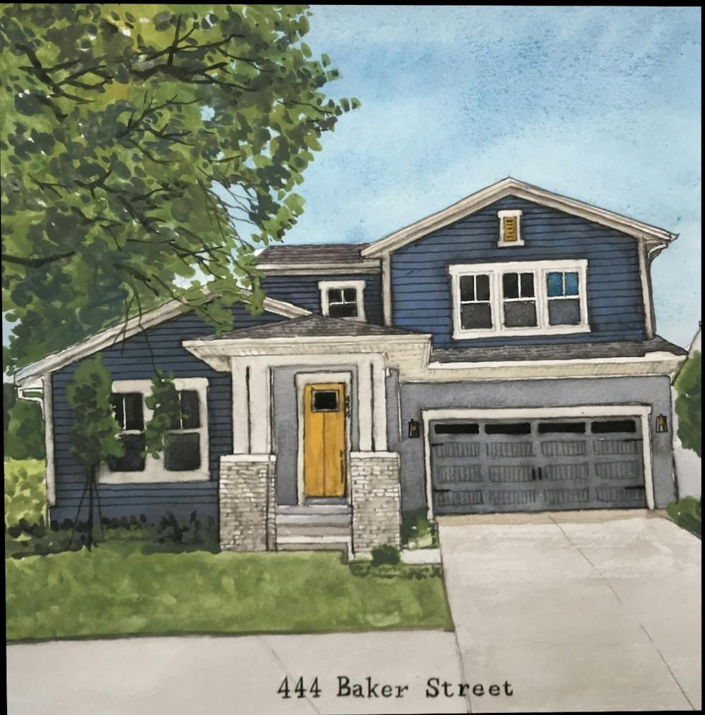 Artist-Rendered Painting