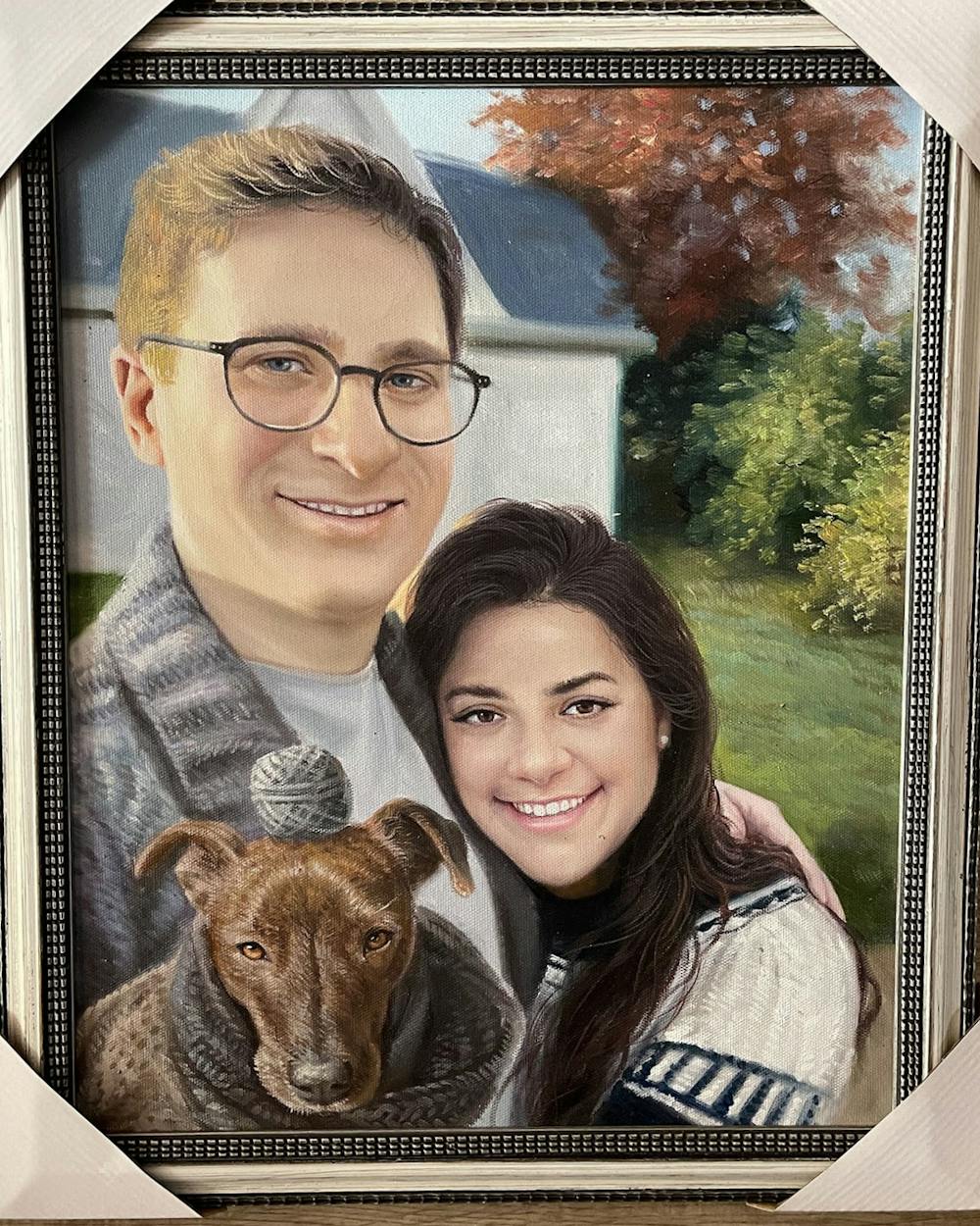 Artist-Rendered Painting