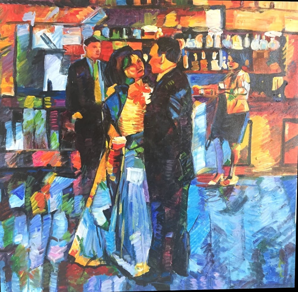 Artist-Rendered Painting