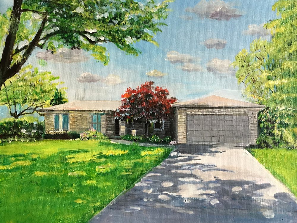 Artist-Rendered Painting