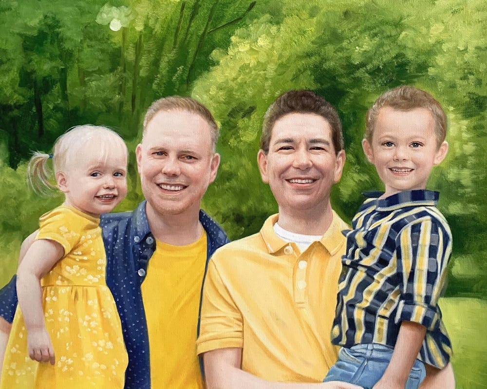 Artist-Rendered Painting