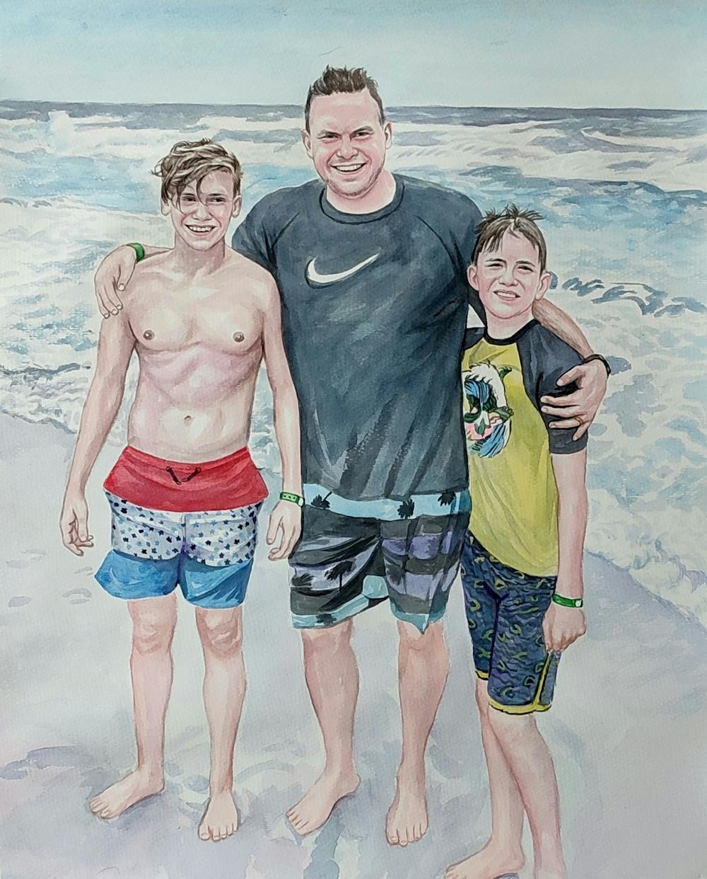 Artist-Rendered Painting