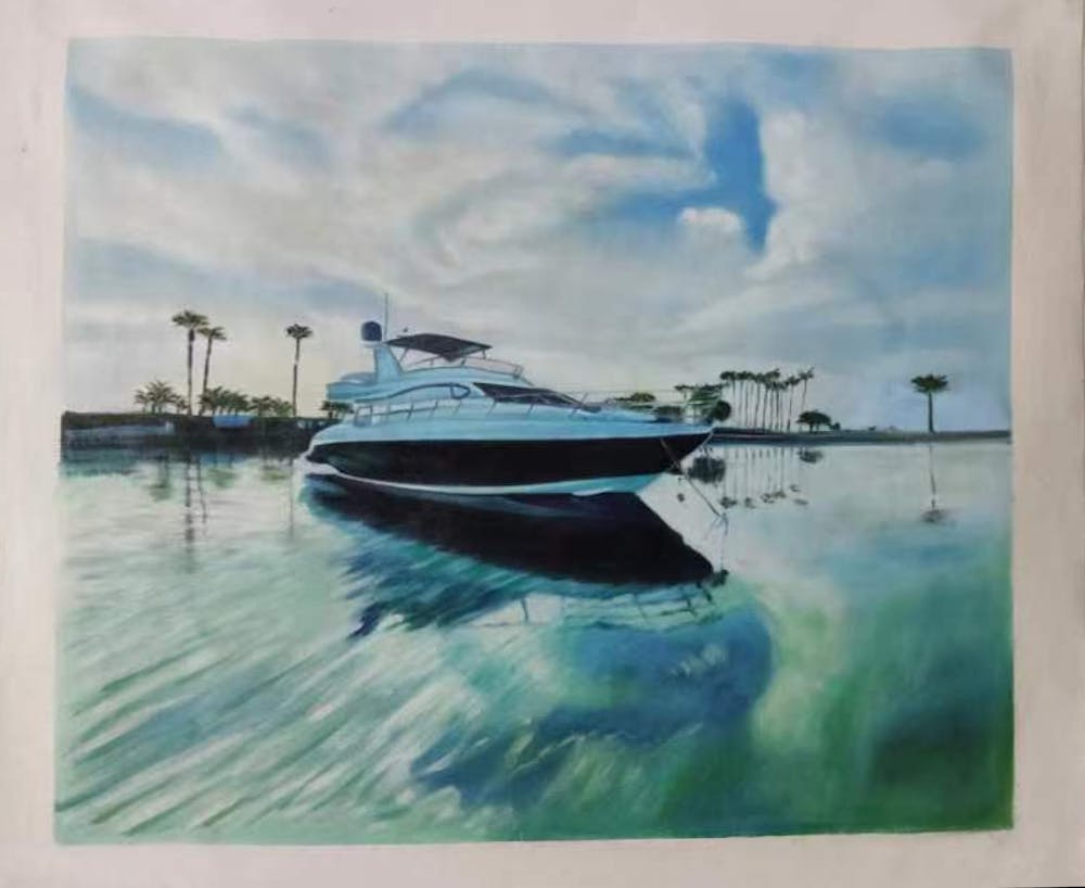 Artist-Rendered Painting