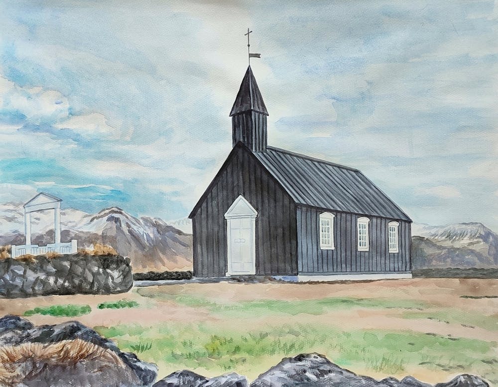 Artist-Rendered Painting