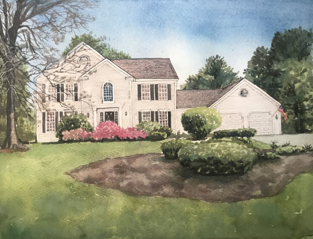 Artist-Rendered Painting