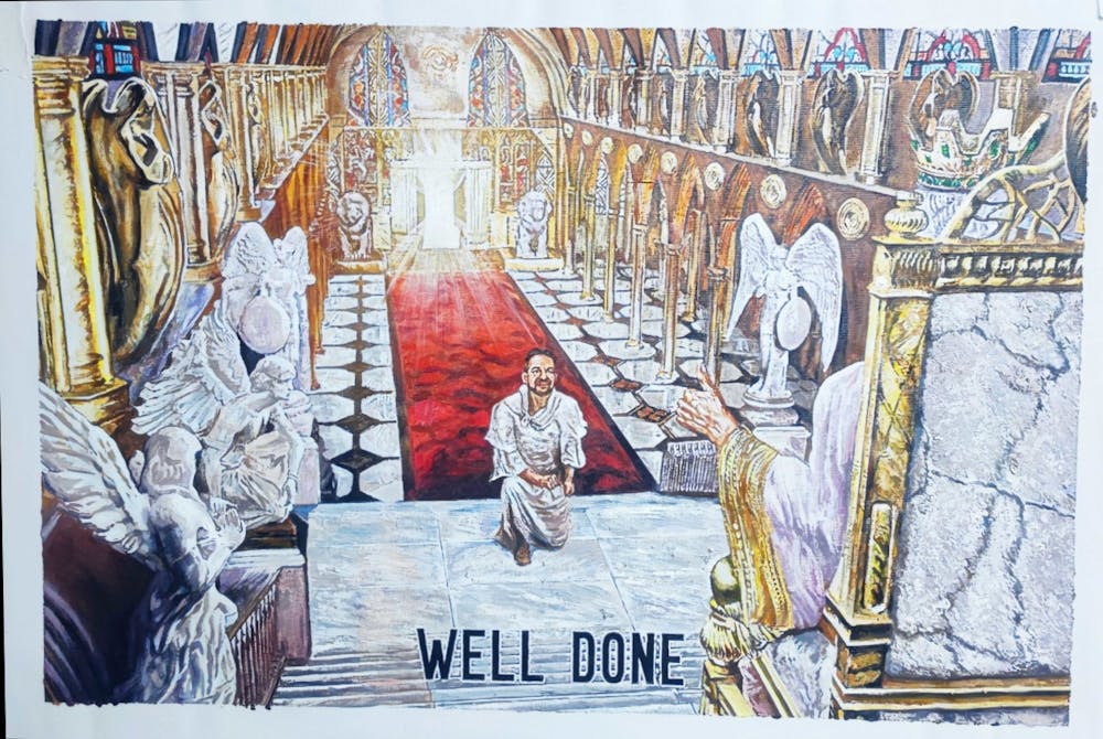 Artist-Rendered Painting