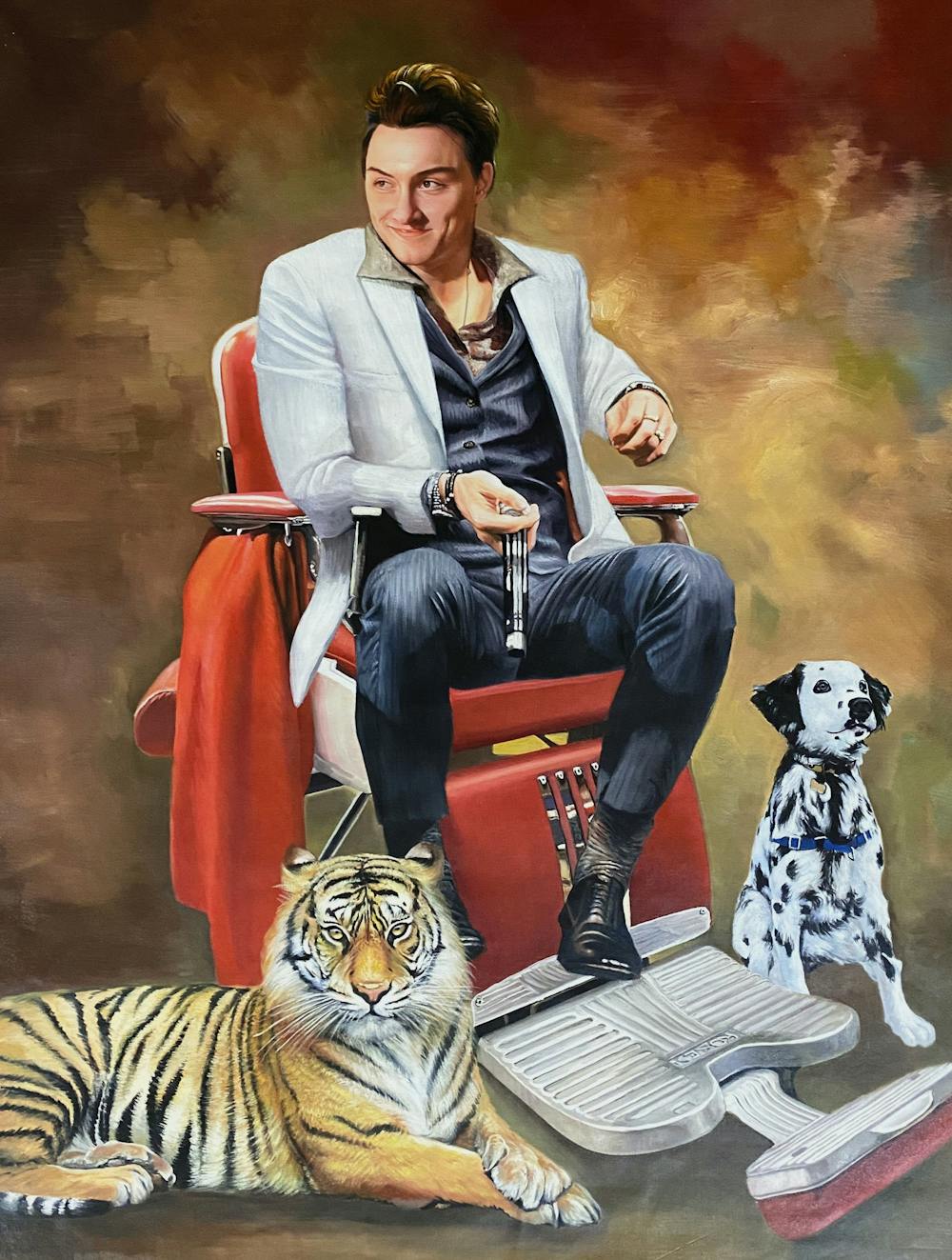 Artist-Rendered Painting