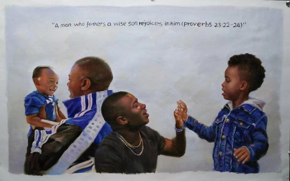 Artist-Rendered Painting