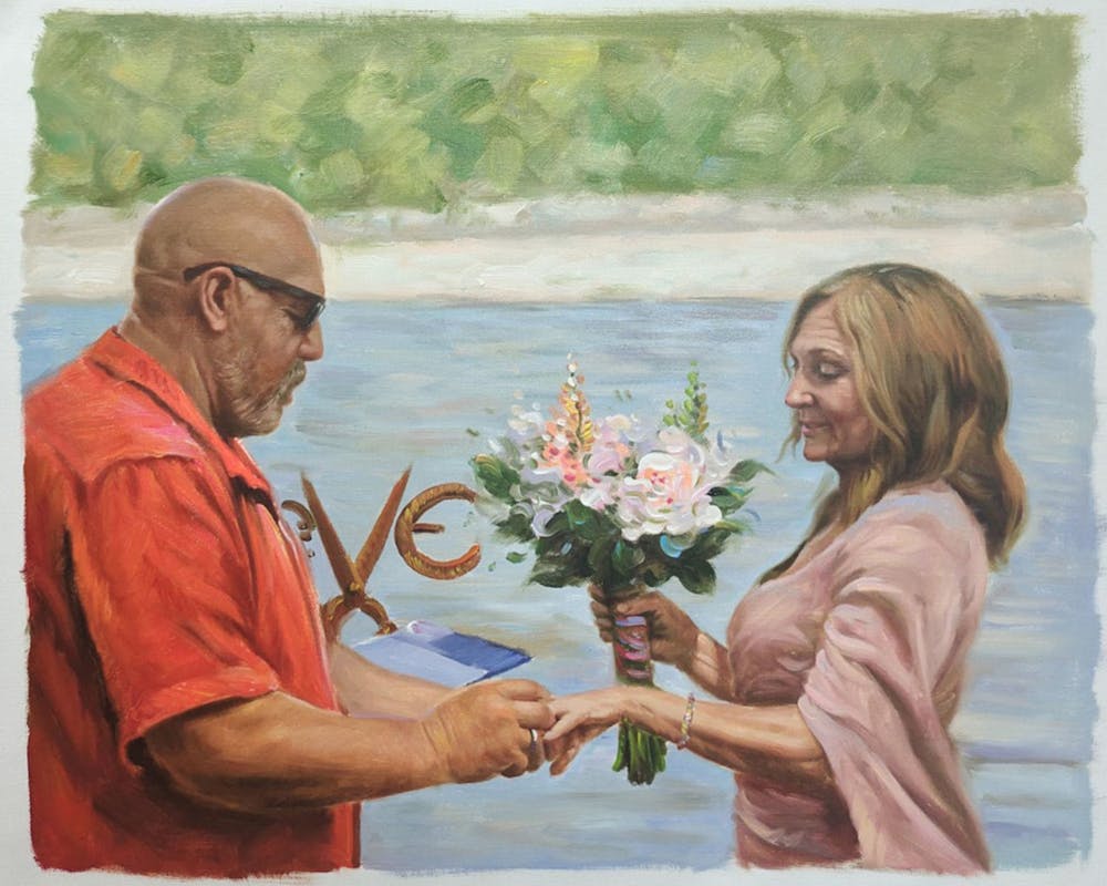 Artist-Rendered Painting