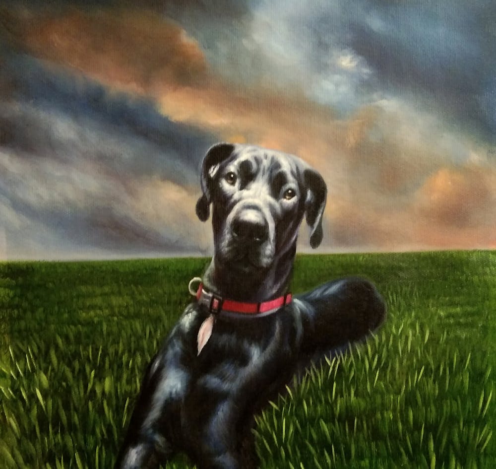 Artist-Rendered Painting