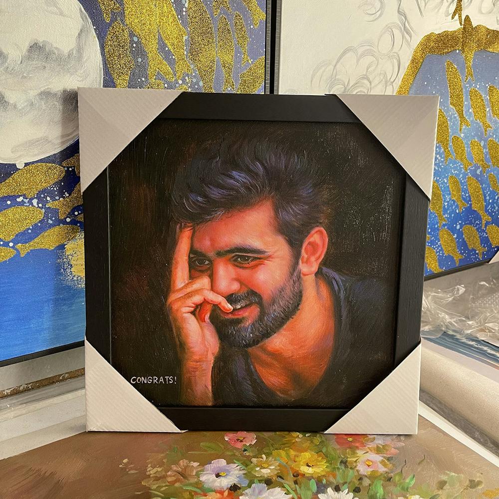 Artist-Rendered Painting