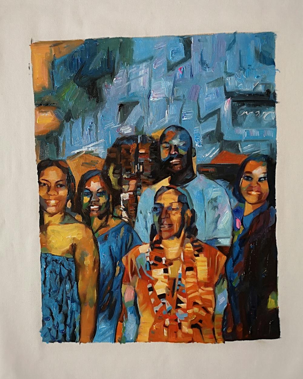 Artist-Rendered Painting