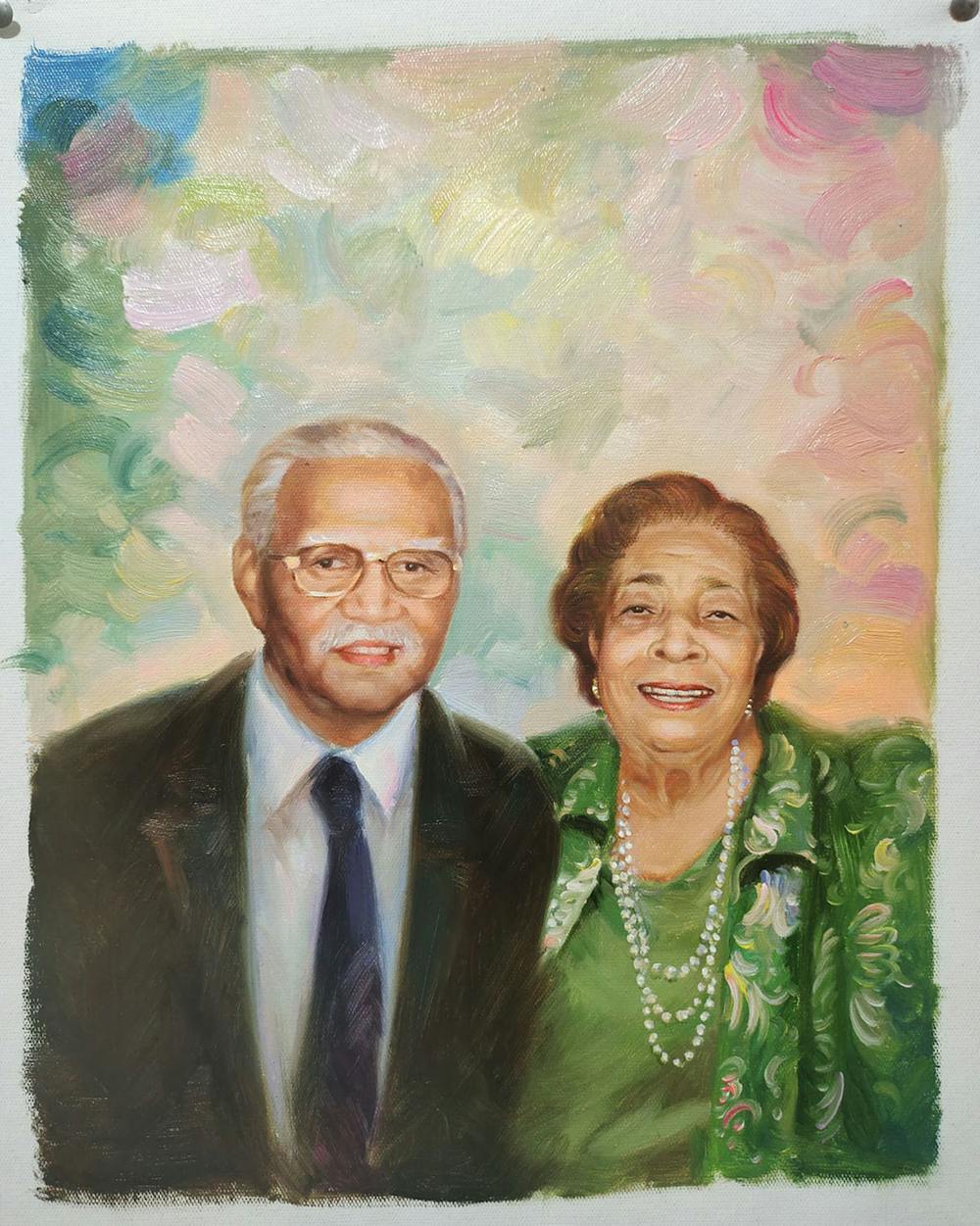 Artist-Rendered Painting