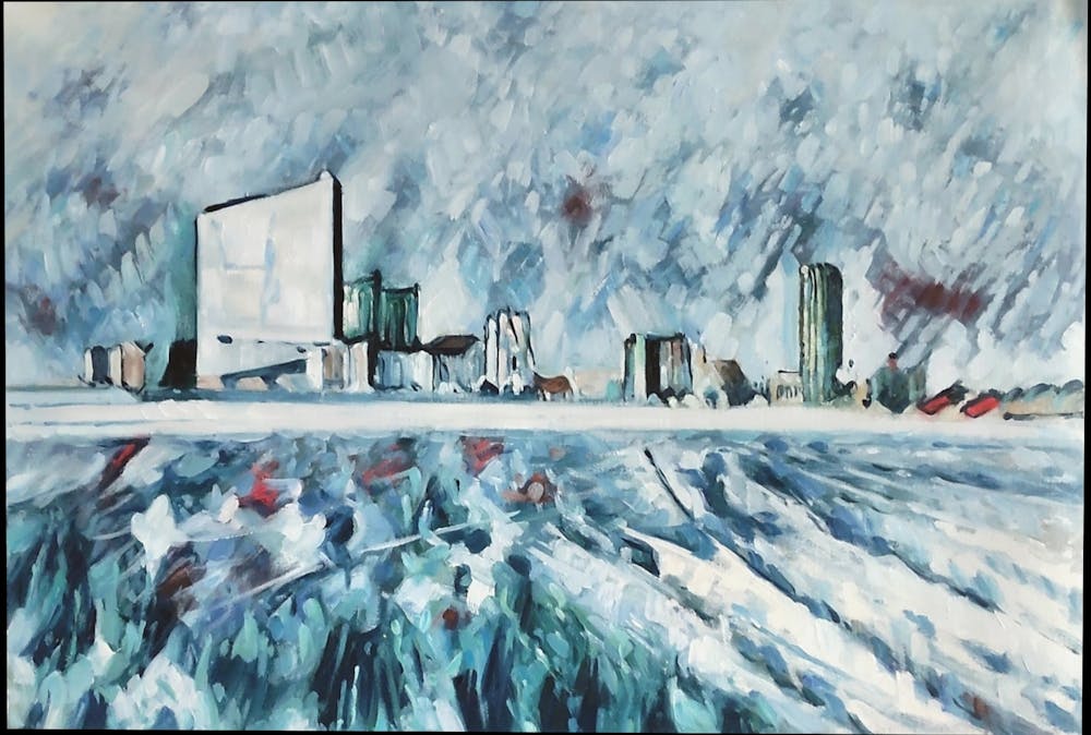 Artist-Rendered Painting