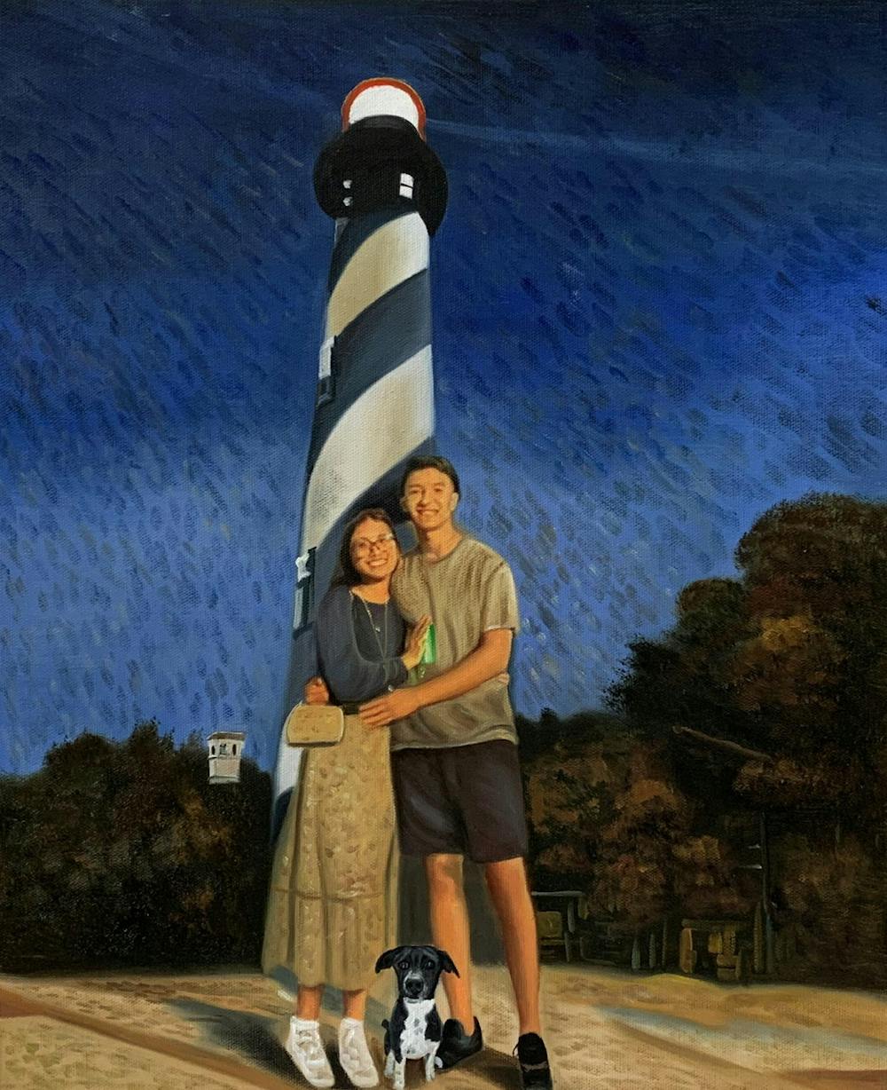 Artist-Rendered Painting