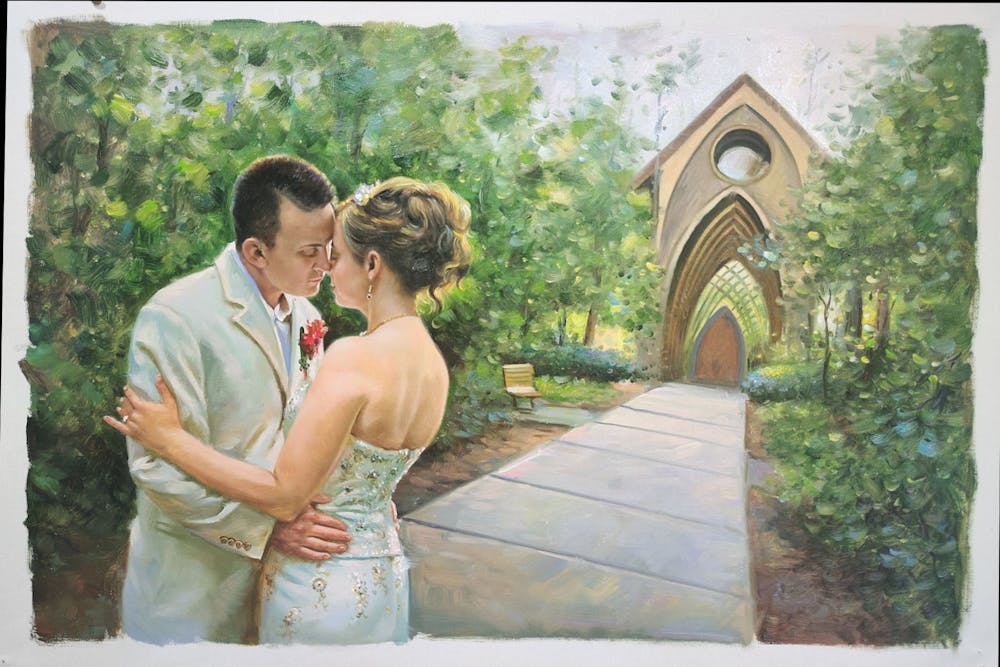 Artist-Rendered Painting