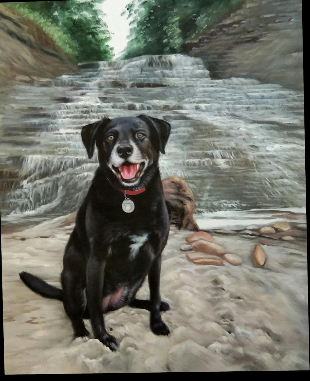 Artist-Rendered Painting