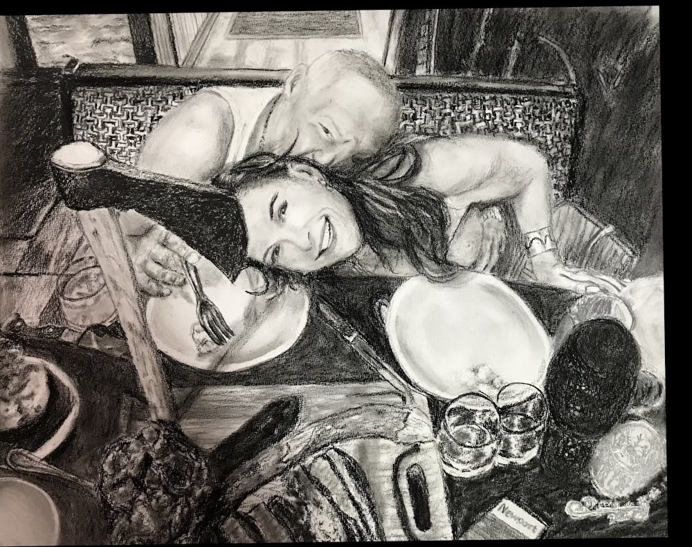 Artist-Rendered Painting