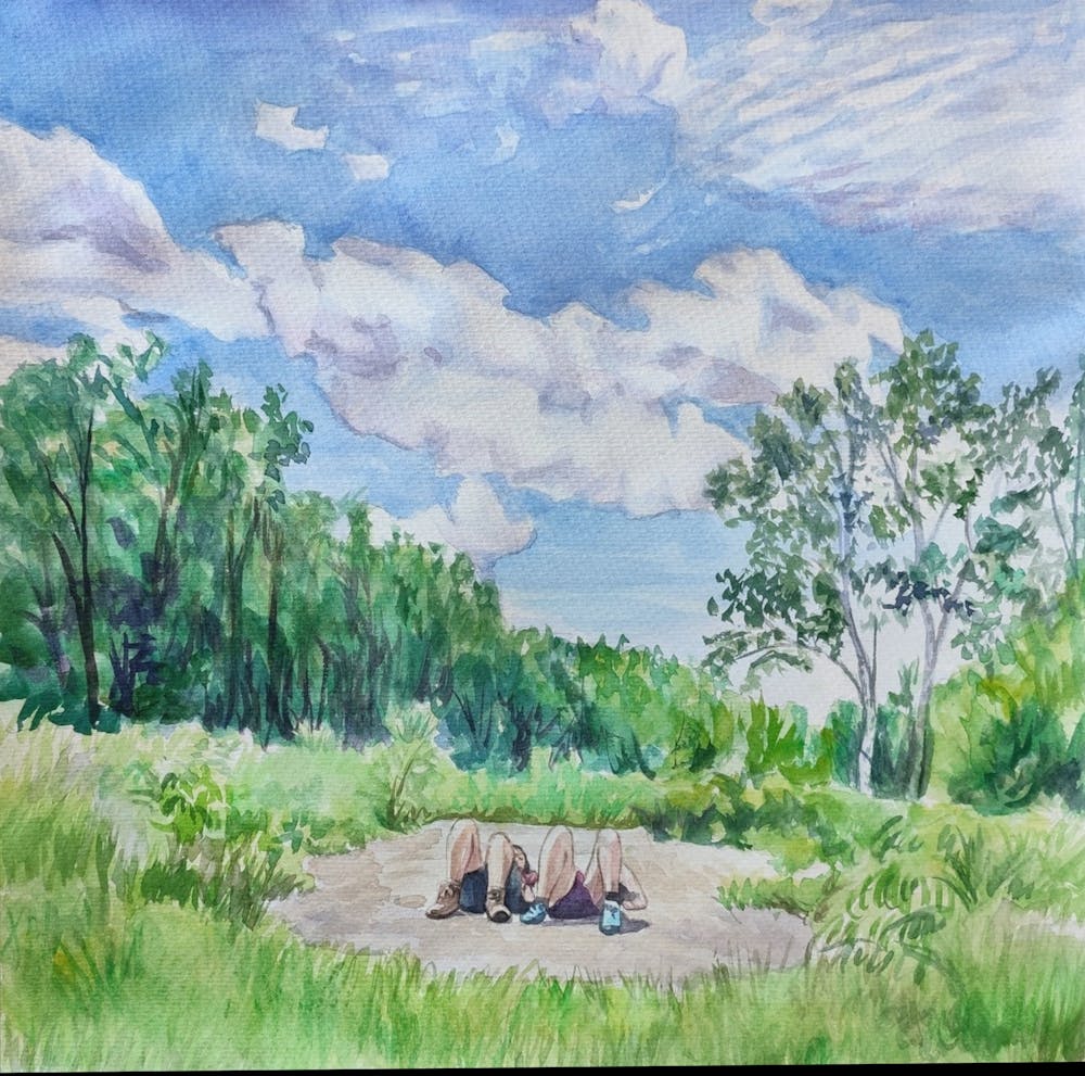 Artist-Rendered Painting