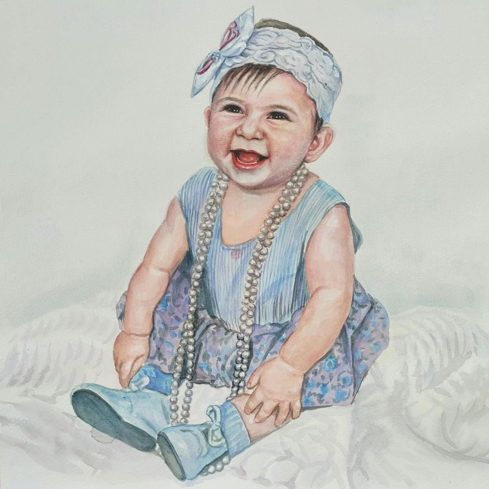 Artist-Rendered Painting