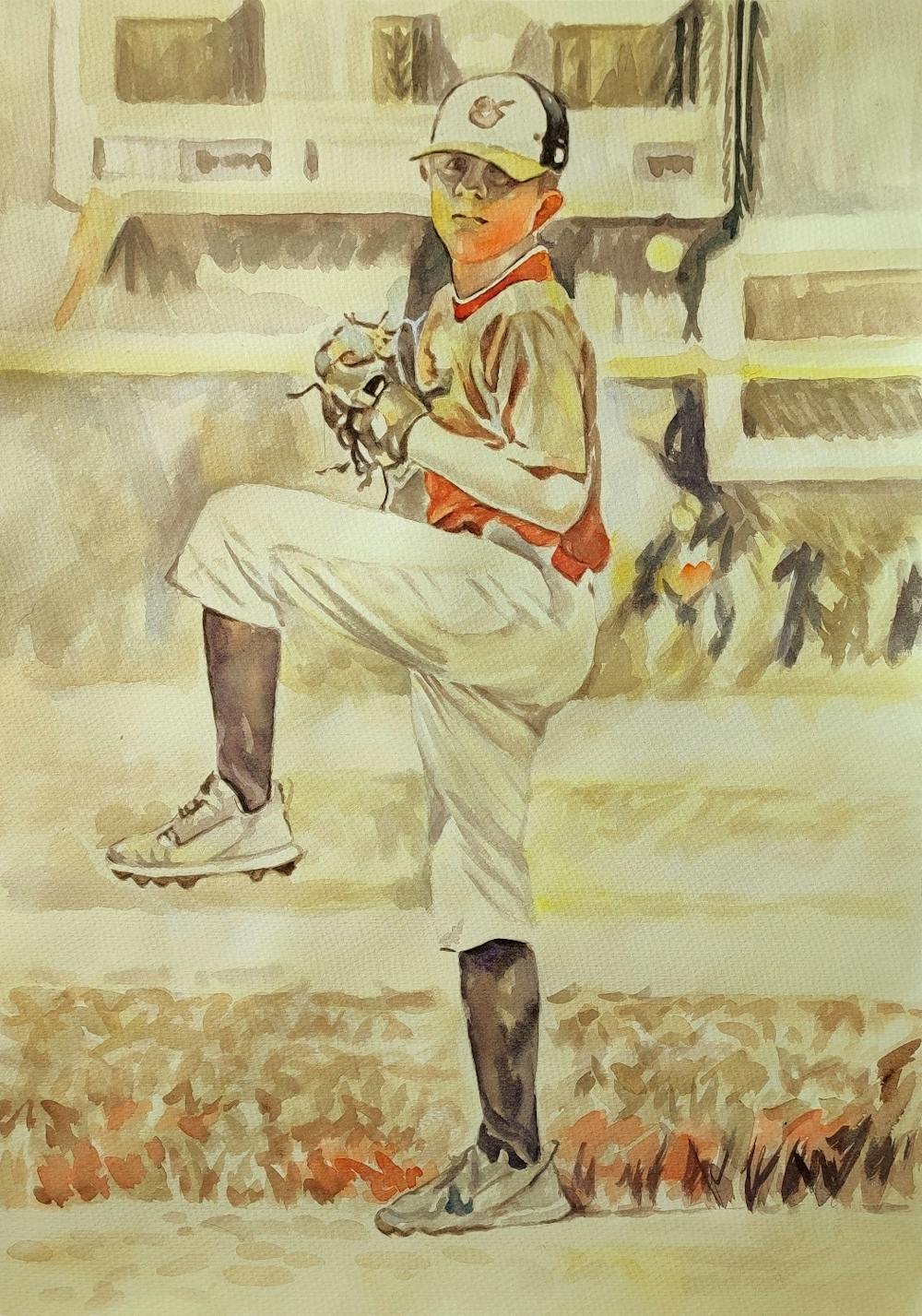 Artist-Rendered Painting