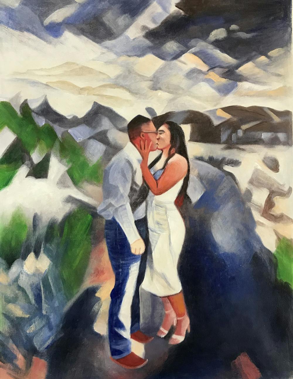 Artist-Rendered Painting