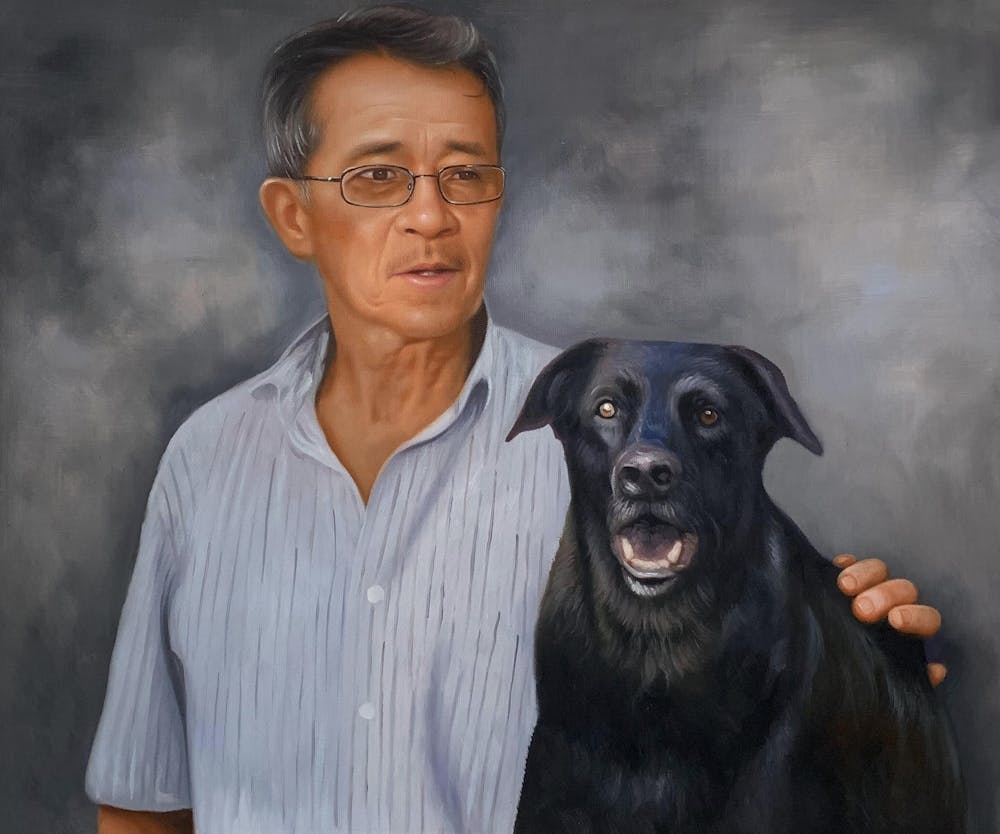 Artist-Rendered Painting