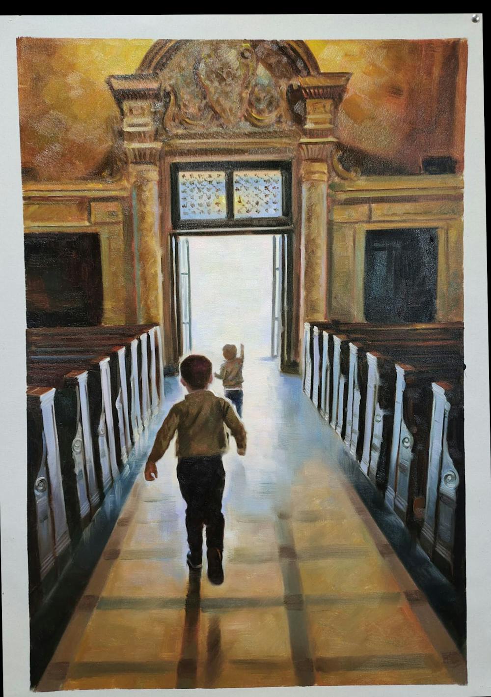 Artist-Rendered Painting