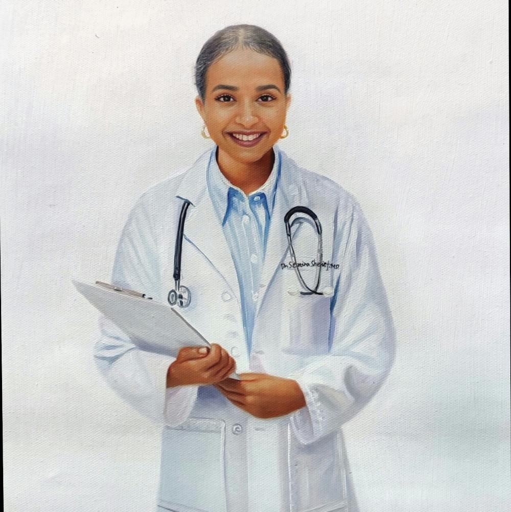 Artist-Rendered Painting