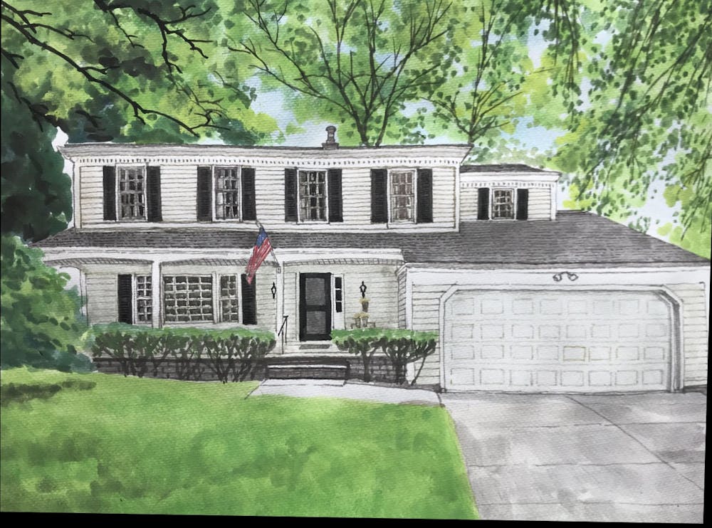 Artist-Rendered Painting