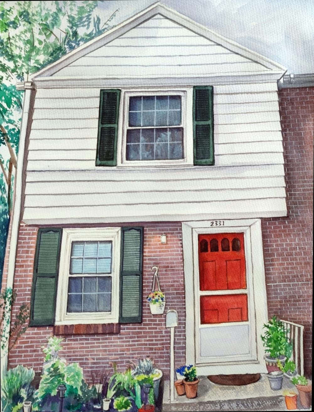 Artist-Rendered Painting