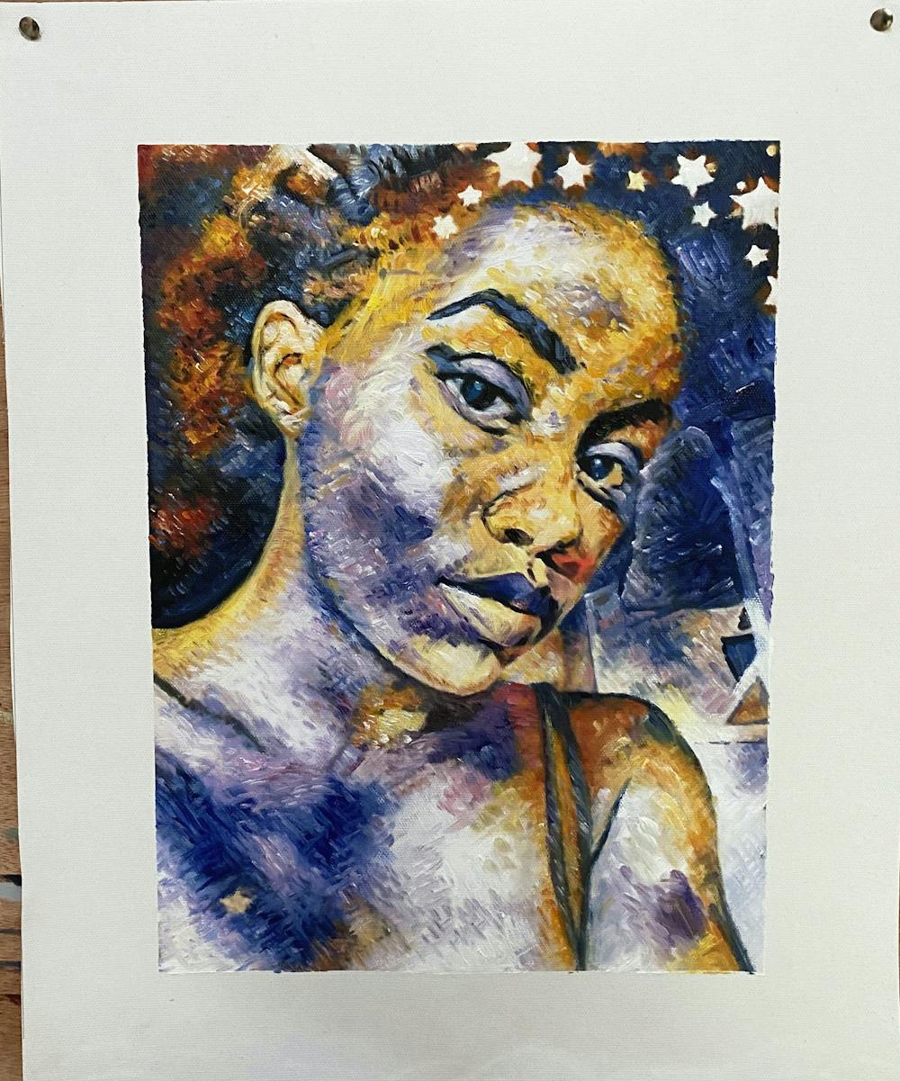 Artist-Rendered Painting