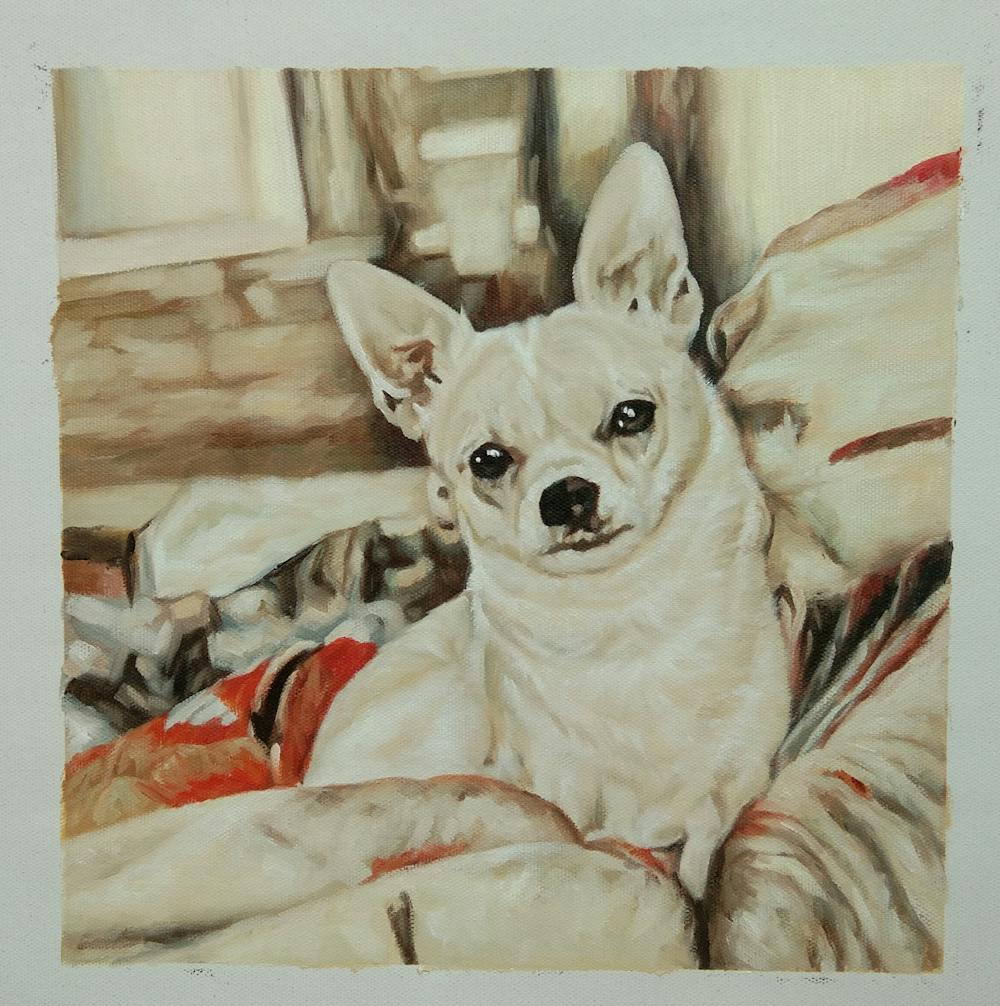 Artist-Rendered Painting