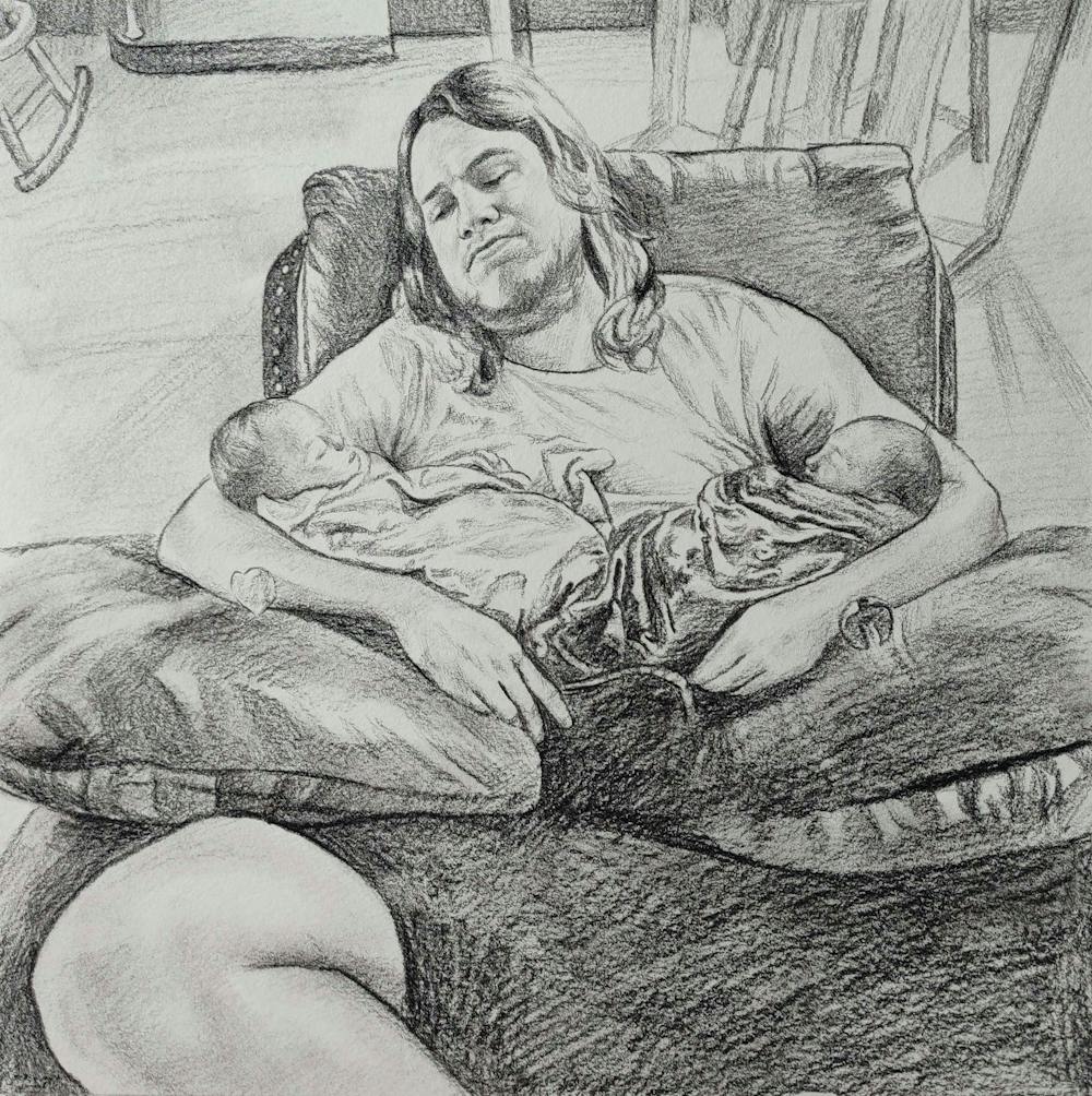 Artist-Rendered Painting