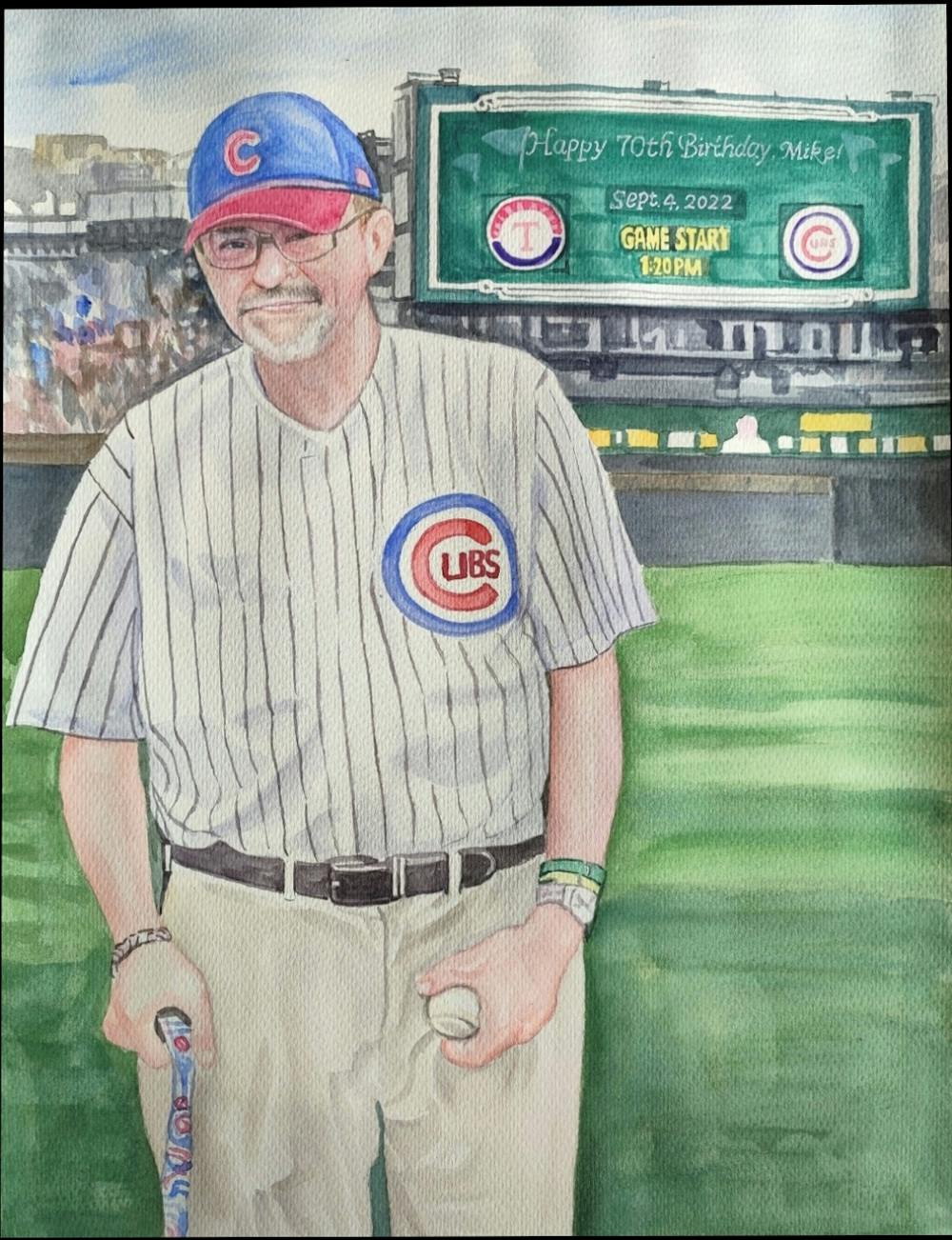 Artist-Rendered Painting