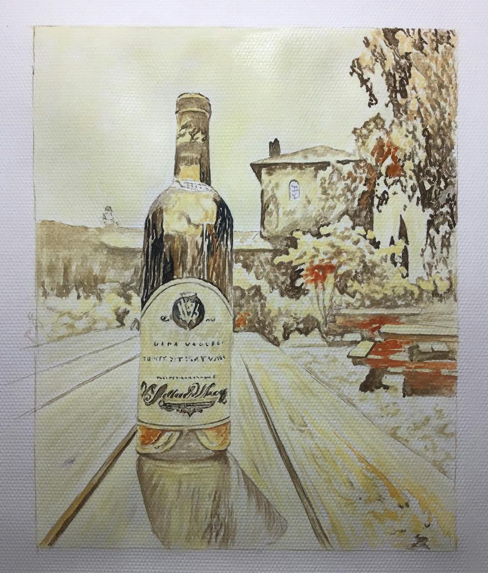 Artist-Rendered Painting