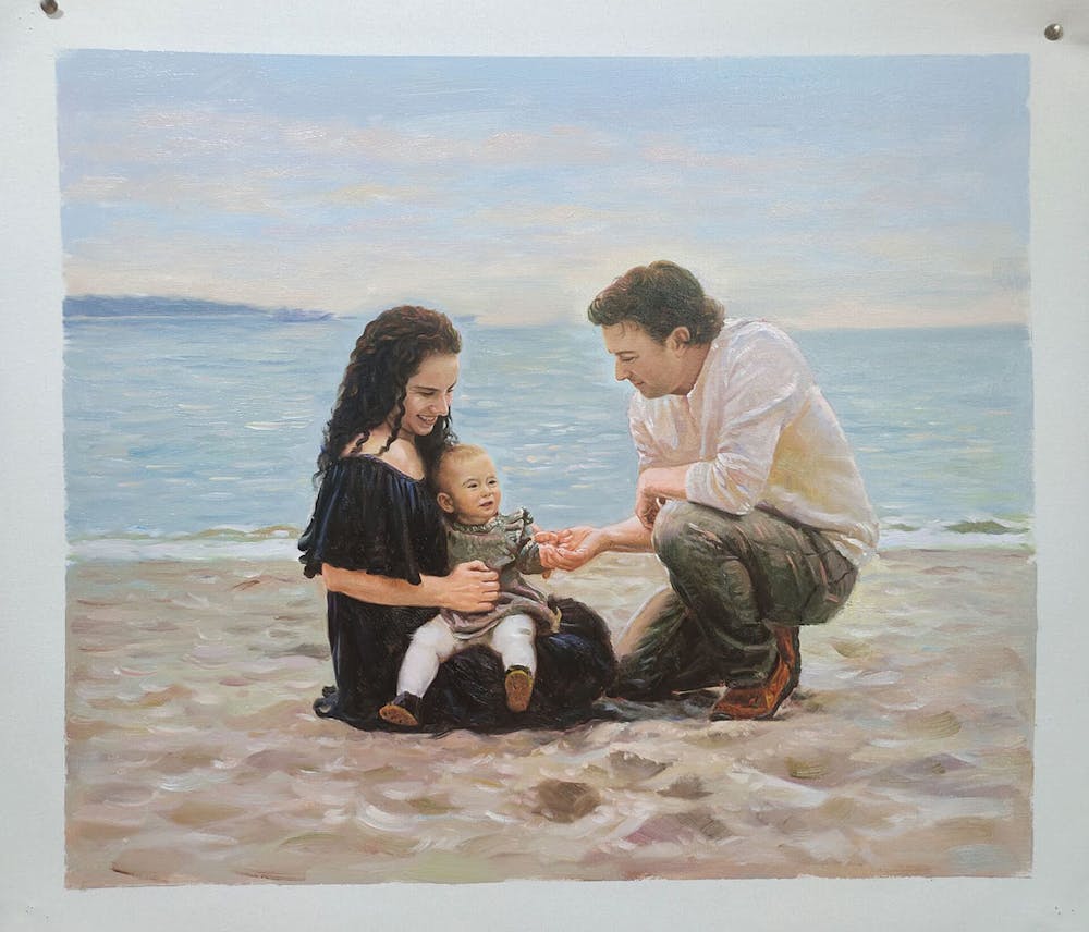 Artist-Rendered Painting