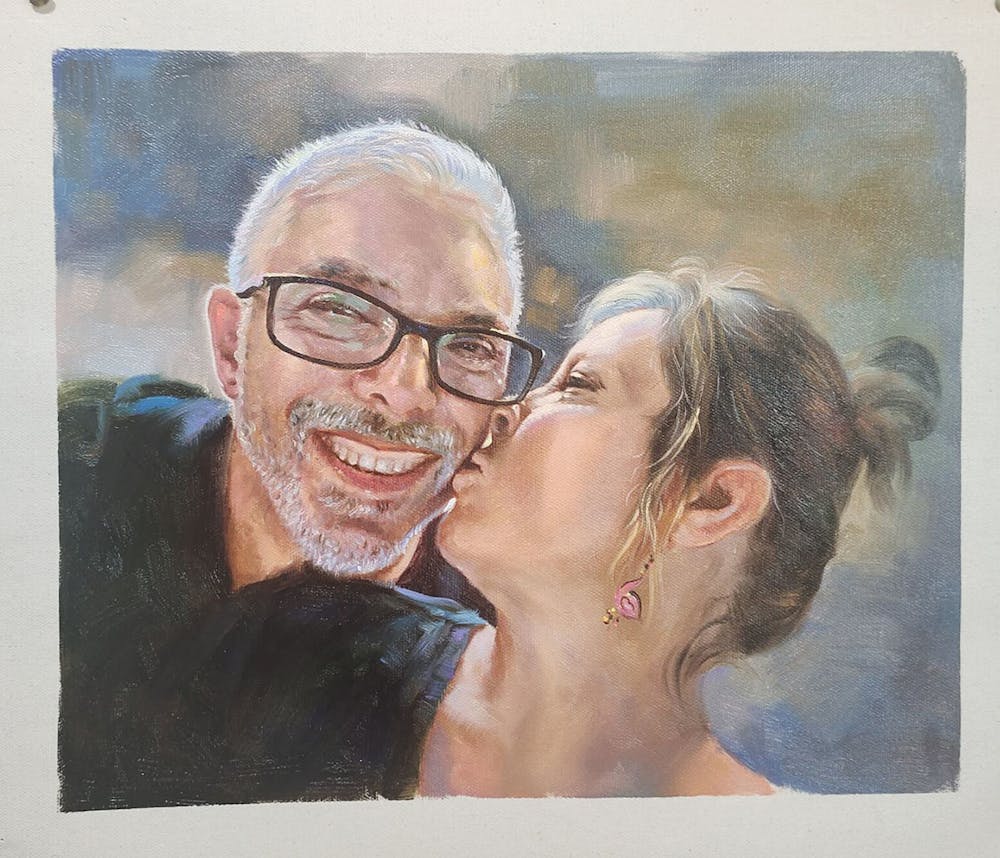 Artist-Rendered Painting