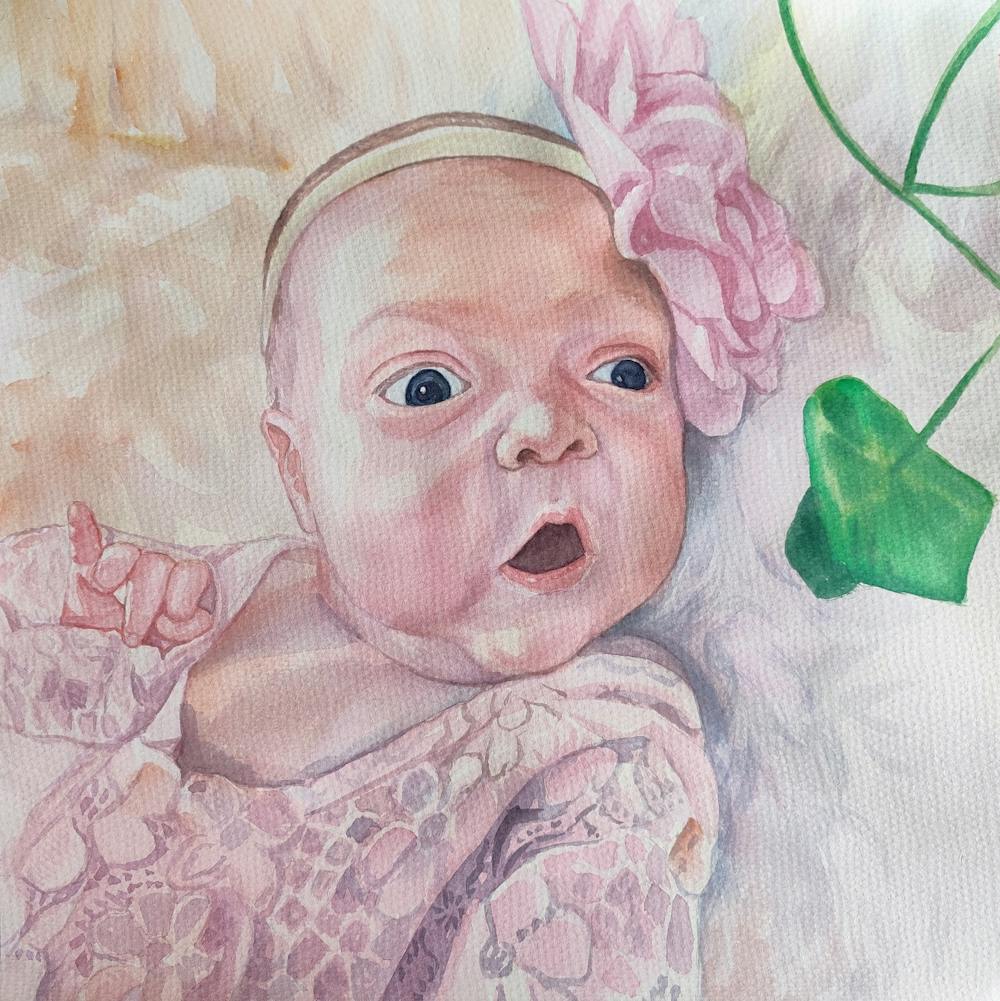 Artist-Rendered Painting