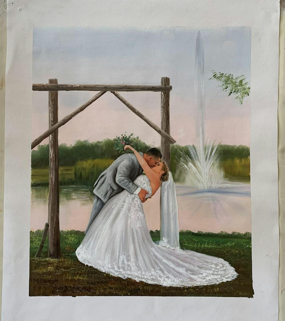 Artist-Rendered Painting