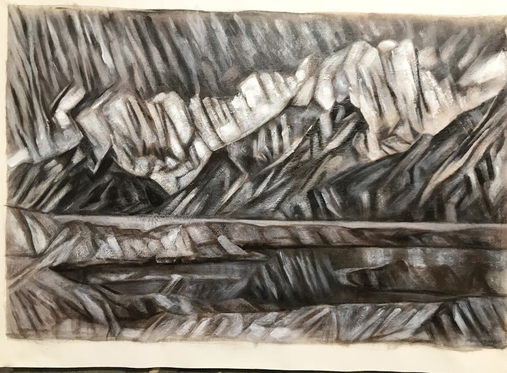 Artist-Rendered Painting