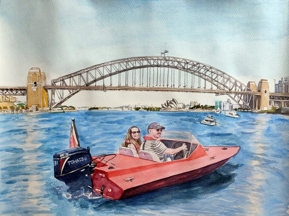 Artist-Rendered Painting