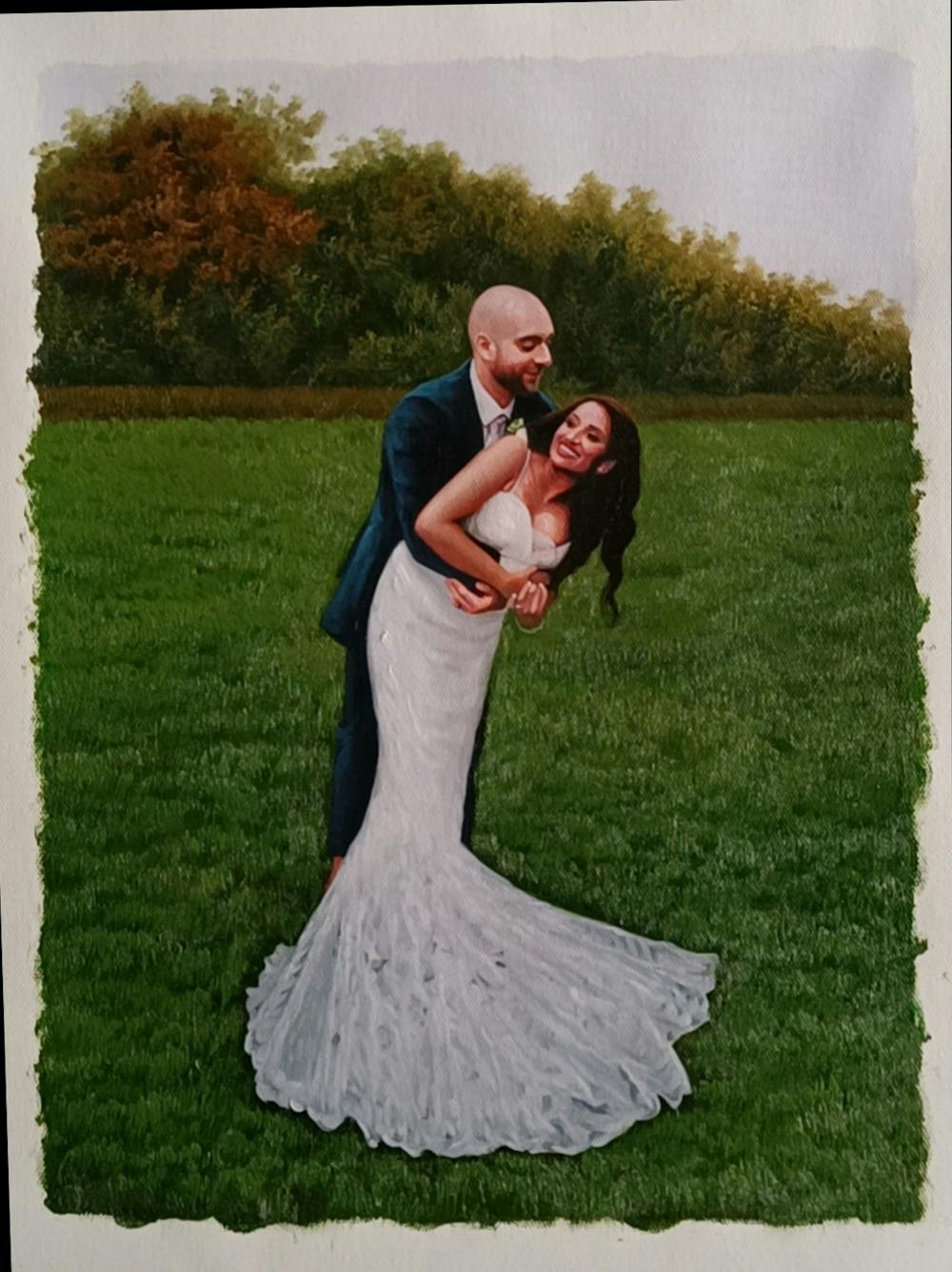 Artist-Rendered Painting