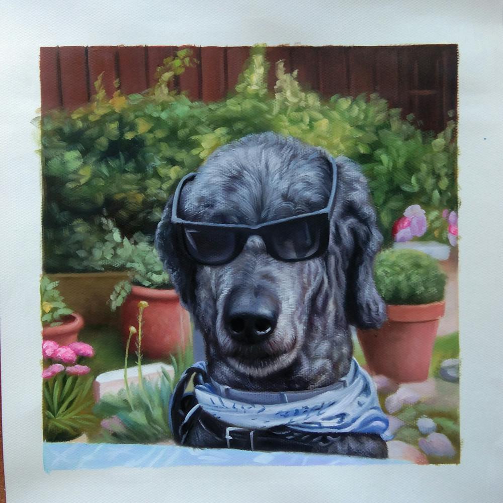 Artist-Rendered Painting