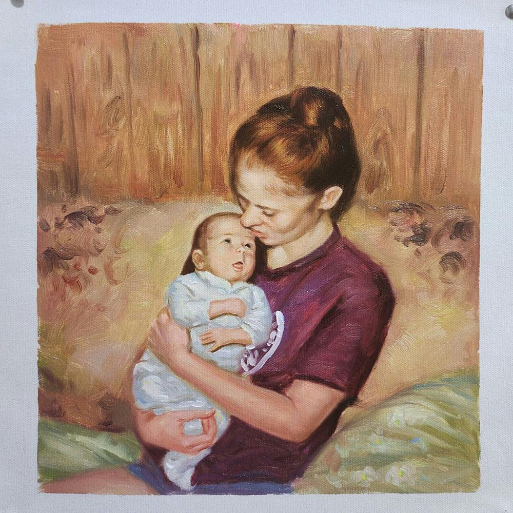 Artist-Rendered Painting