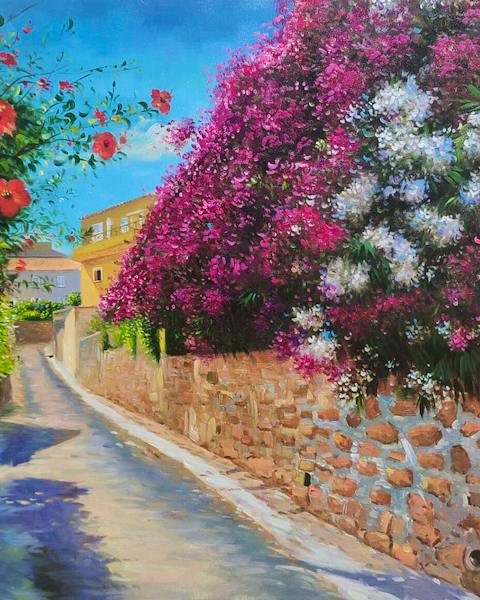 Custom oil painting from a customer photo