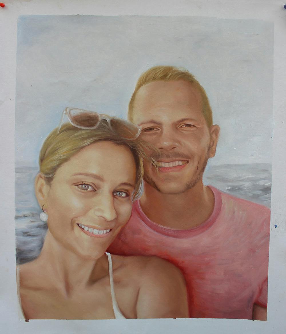 Artist-Rendered Painting